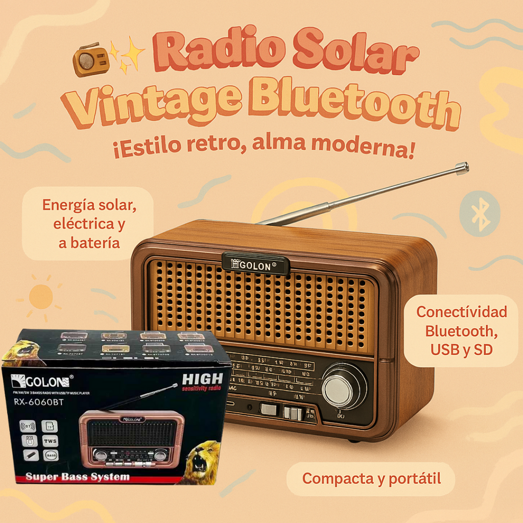 Radio Solar Vintage
