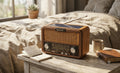 Radio Solar Vintage Bluetooth - Se Ve Retro, suena moderno, no se queda sin Batería