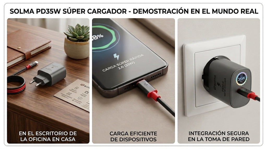 Cargador Rápido Solma PD35W Super Charger