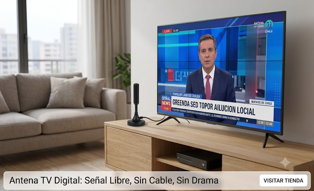 Antena TV Digital - Señal Libre, Sin Cable, Sin Drama